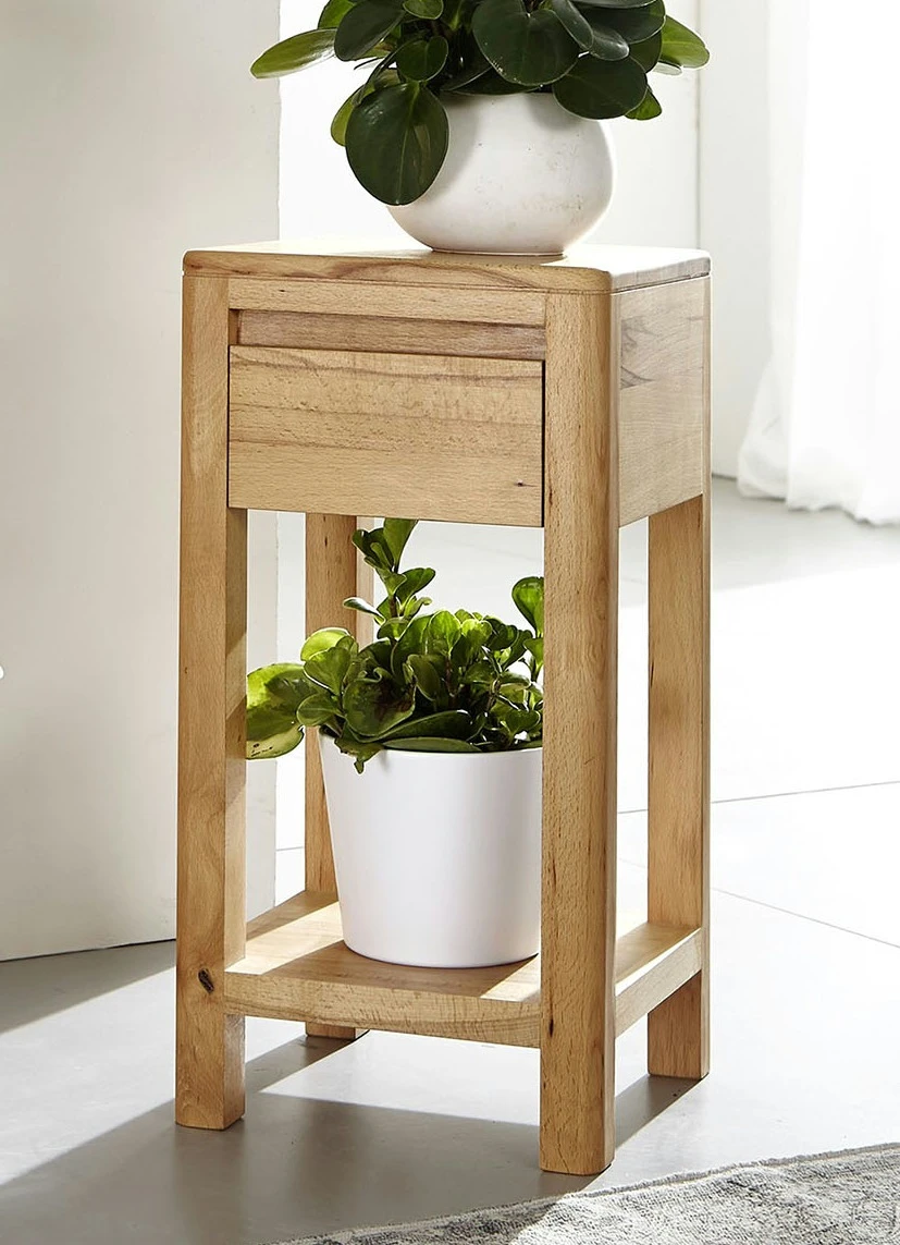 Beistelltisch Aus Geöltem Massivholz 4 Beistelltisch Aus Geöltem Massivholz – Bild 2