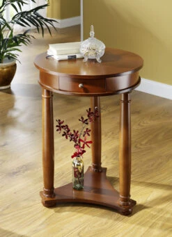 Beistelltisch Mit Echtholzfurnier