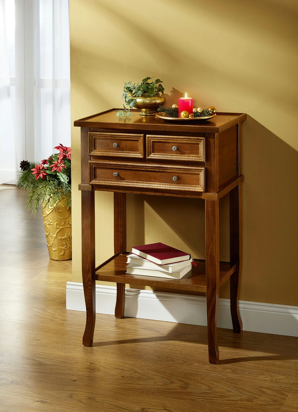 Beistelltisch Mit Schubladen Und Metallgriffen 4 Beistelltisch Mit Schubladen Und Metallgriffen – Bild 2