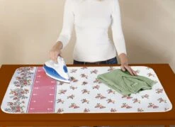 Bügeldecke -Heim Schmücken Geschäft buegeldecke farbe weiss rosa