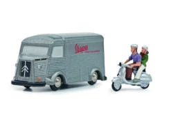 Citroen HY „Vespa“ Und Vespa Roller + Figur