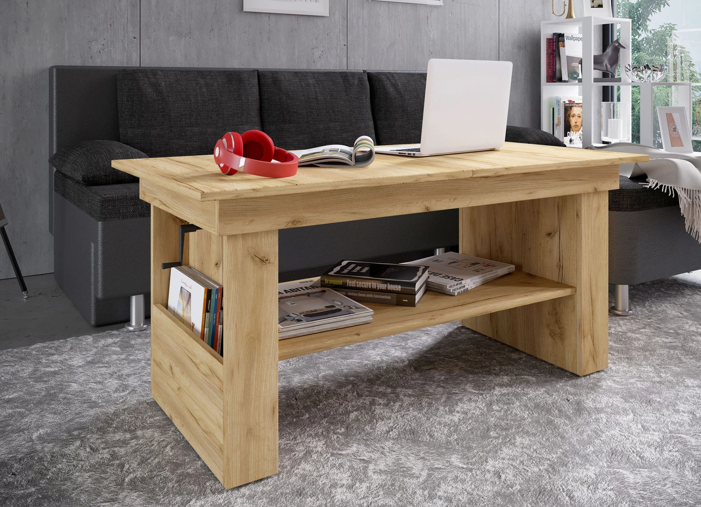 Couchtisch Auch Höhenverstell- Und Ausziehbar 8 Couchtisch Auch Höhenverstell- Und Ausziehbar – Bild 6