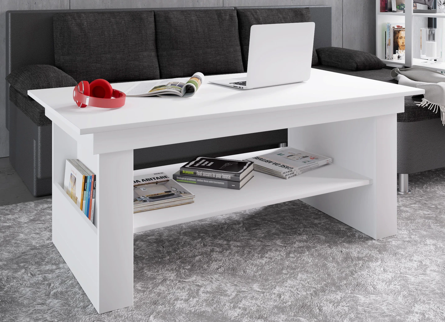 Couchtisch Auch Höhenverstell- Und Ausziehbar 4 Couchtisch Auch Höhenverstell- Und Ausziehbar – Bild 2