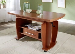 Couchtisch Auf Rollen -Heim Schmücken Geschäft couchtisch auf rollen farbe nussbaum