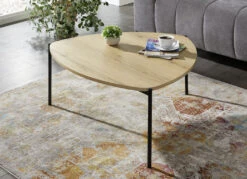 Couchtisch Im Loft-Design Mit Metallgestell