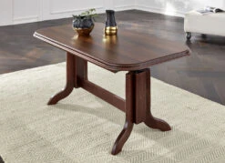 Couchtisch Mit Gestell Aus Massivem Buchenholz -Heim Schmücken Geschäft couchtisch mit gestell aus massivem buchenholz farbe nussbaum