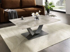 Couchtisch Mit Keramikoberfläche In Marmor-Optik