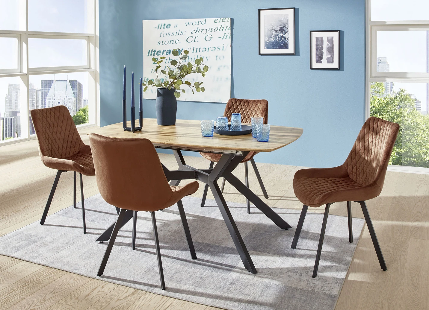 Designer Essgruppe, 5-teilig 5 Designer Essgruppe, 5-teilig – Bild 3