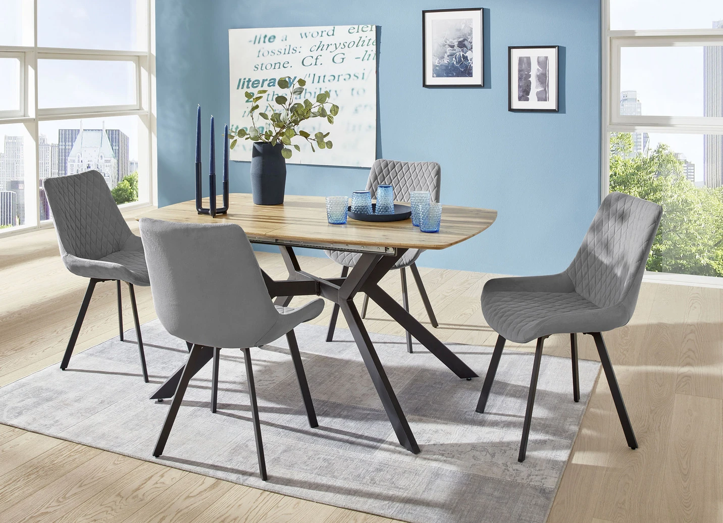 Designer Essgruppe, 5-teilig 4 Designer Essgruppe, 5-teilig – Bild 2