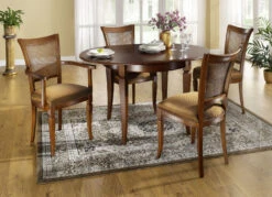 Elegante Esszimmermöbel Mit Schnitzereien An Den Beinen -Heim Schmücken Geschäft elegante esszimmermoebel mit schnitzereien an den beinen farbe nussbaum braun