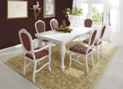 Esszimmermöbel Mit Hochglanzlackierter Oberfläche -Heim Schmücken Geschäft esszimmermoebel mit hochglanzlackierter oberflaeche farbe weiss bordeaux