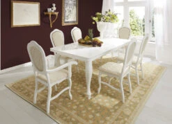 Esszimmermöbel Mit Hochglanzlackierter Oberfläche -Heim Schmücken Geschäft esszimmermoebel mit hochglanzlackierter oberflaeche farbe weiss creme 1