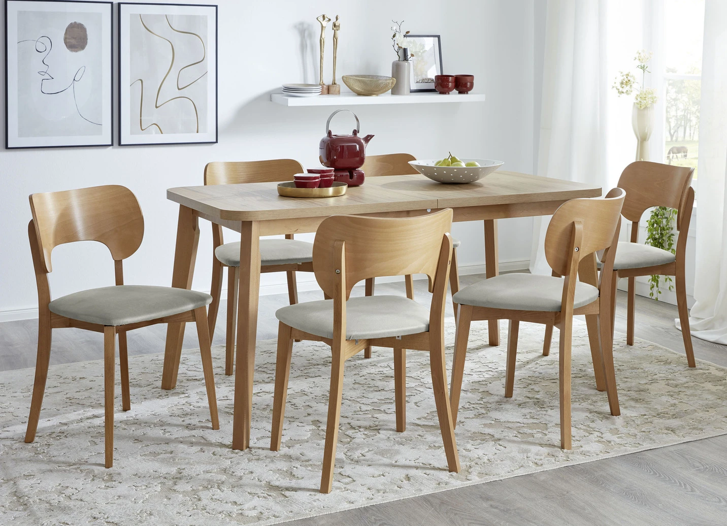 Esszimmermöbel Mit Massiven Buchenholzbeinen 3 Esszimmermöbel Mit Massiven Buchenholzbeinen