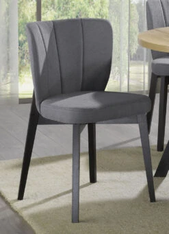 Esszimmermöbel Tulip Mit Textilbezug -Heim Schmücken Geschäft esszimmermoebel tulip mit textilbezug farbe grau schwarz