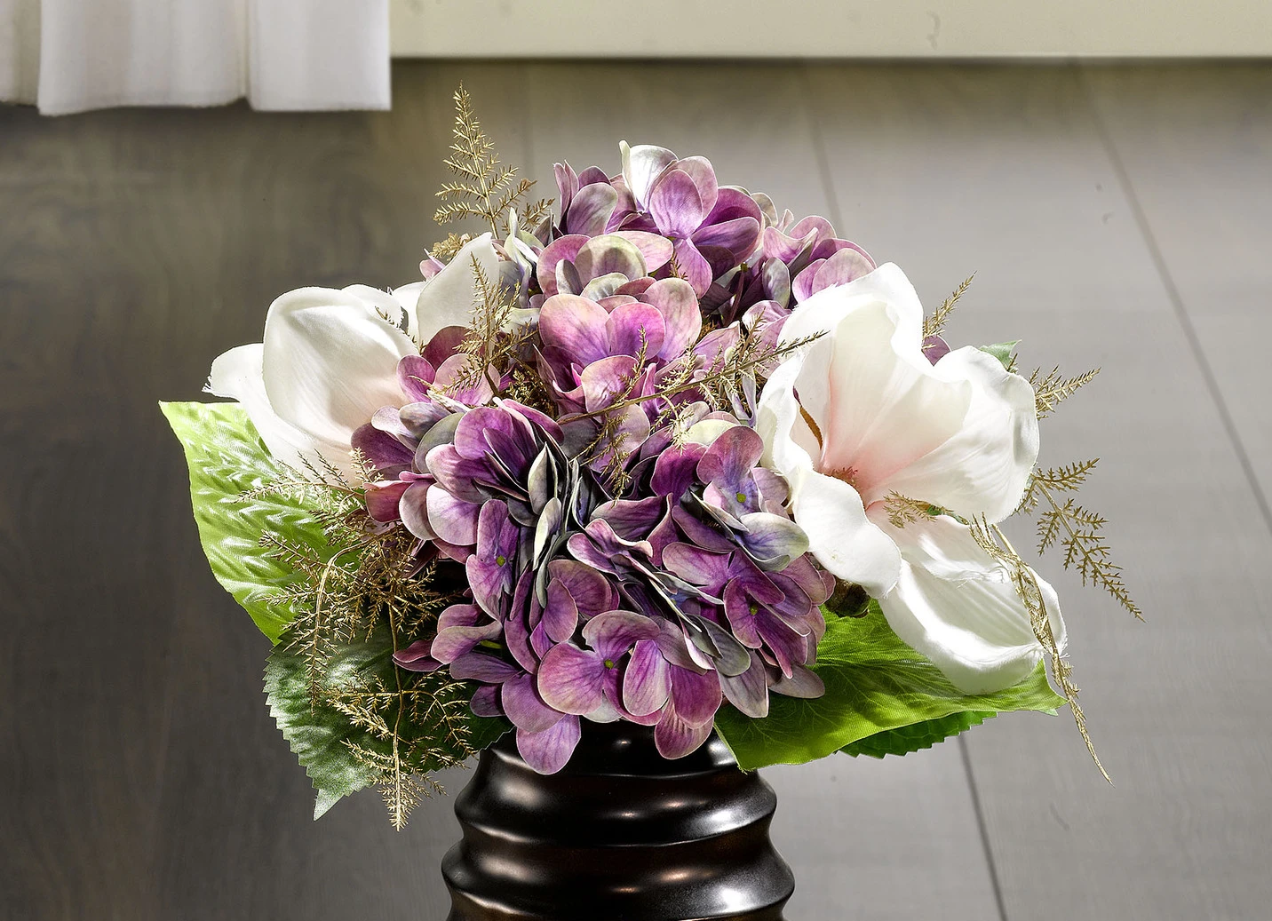 Fliederfarbener Hortensienstrauß 3 Fliederfarbener Hortensienstrauß