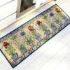 Fußmatte Mit Blumenmuster 1 Fußmatte Mit Blumenmuster -Heim Schmücken Geschäft fussmatte mit blumenmuster farbe bunt groesse 180