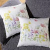 Kissenbezüge Mit Blumenwiesen-Motiven, 2er-Set -Heim Schmücken Geschäft kissenbezuege mit blumenwiesen motiven 2er set farbe bunt