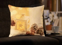 Kissenbezug Laterne Mit Reißverschluss