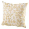 Kissenbezug Mit Hübschem Blättermotiv -Heim Schmücken Geschäft kissenbezug mit huebschem blaettermotiv farbe weiss gold groesse 905