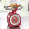 Küchenwaage Im Retro-Design Ohne Batterien -Heim Schmücken Geschäft kuechenwaage im retro design ohne batterien farbe rot