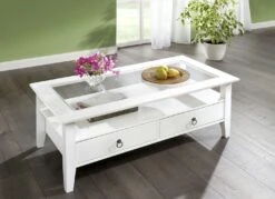 Massiver Couchtisch Im Landhaus-Stil -Heim Schmücken Geschäft massiver couchtisch im landhaus stil farbe weiss 1