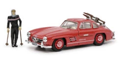 MB 300 SL Mit Ski Und Figur Von Schuco