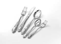 Mulex Menübesteck Rococo Aus Rostfreiem 18/0 Edelstahl
