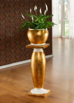 Säule Mit Übertopf