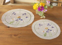 Schön Bestickte Tisch- Und Raumdekoration -Heim Schmücken Geschäft schoen bestickte tisch und raumdekoration farbe natur bunt groesse 101 2