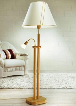 Stehleuchte Mit Leselampe