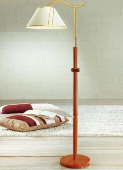 Stehleuchte Mit Schwenkschirm -Heim Schmücken Geschäft stehleuchte mit schwenkschirm farbe kirschbaum