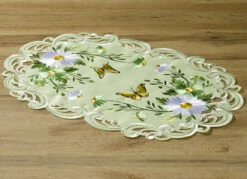 Tisch- Und Raumdekoration Mit Blumen Und Schmetterlingen -Heim Schmücken Geschäft tisch und raumdekoration mit blumen und schmetterlingen farbe gruen groesse 101 2