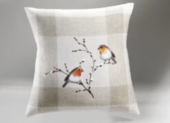 Tisch- Und Raumdekoration Mit Rotkehlchen-Motiv -Heim Schmücken Geschäft tisch und raumdekoration mit rotkehlchen motiv farbe sekt bunt groesse 404 3