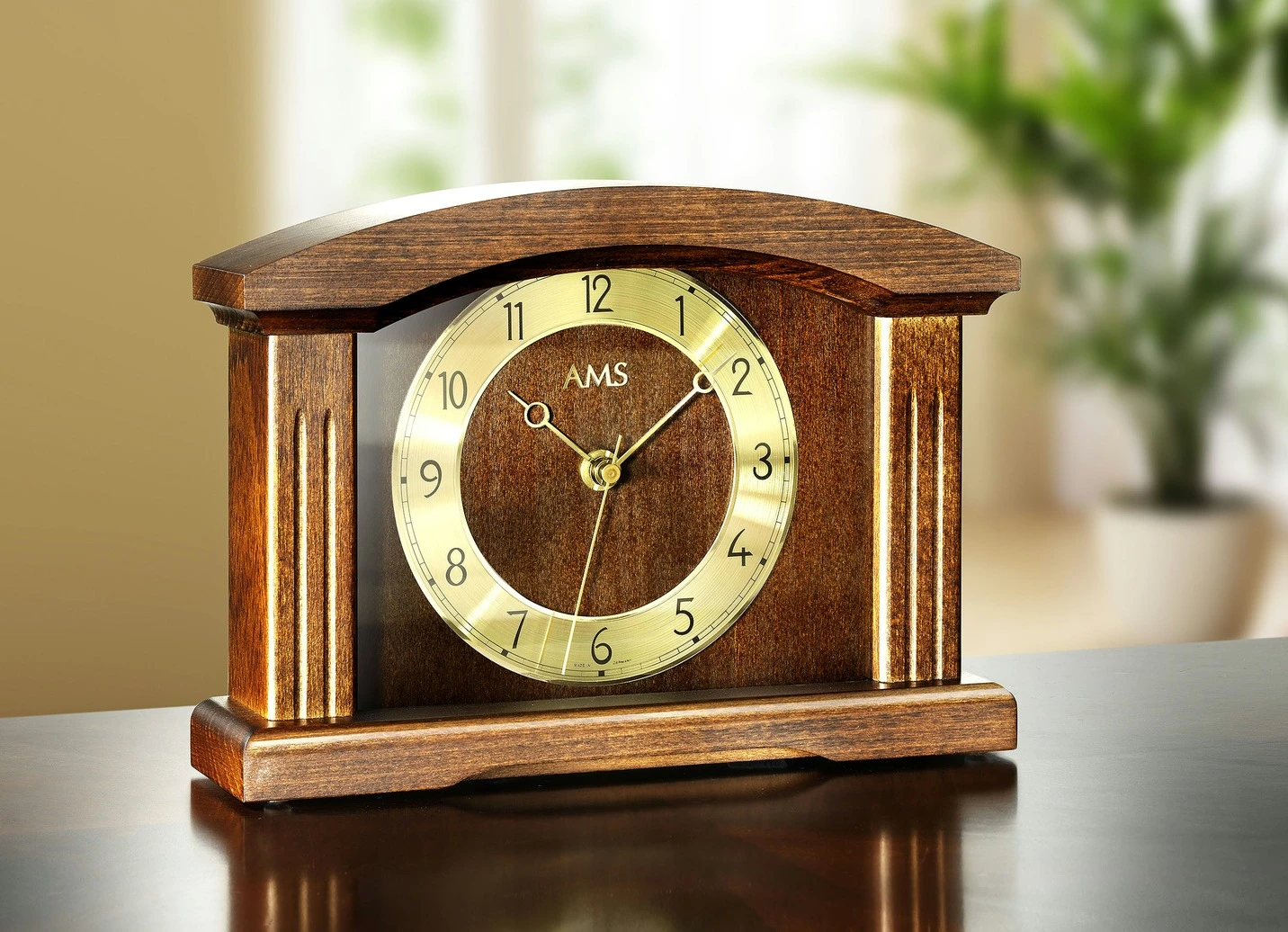 Tischuhr Aus Massivem Holz 3 Tischuhr Aus Massivem Holz