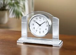 Tischuhr Mit Mineralglas-Rückwand