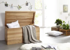 Truhe Aus Geöltem Massivholz