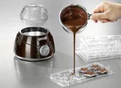 Heim Schmücken Geschäft -Heim Schmücken Geschäft unold schokoladenschmelzer farbe braun silber 1